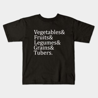 Vegan Diet Foundations Kids T-Shirt